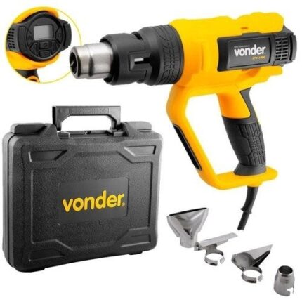 Soprador Térmico Digital 1800W 2 Estágios stv 1800 com Maleta e Bicos vonder
