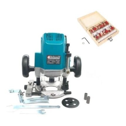Tupia De Coluna Laminadora Fresadora 1250 Watts Pinças 6Mm